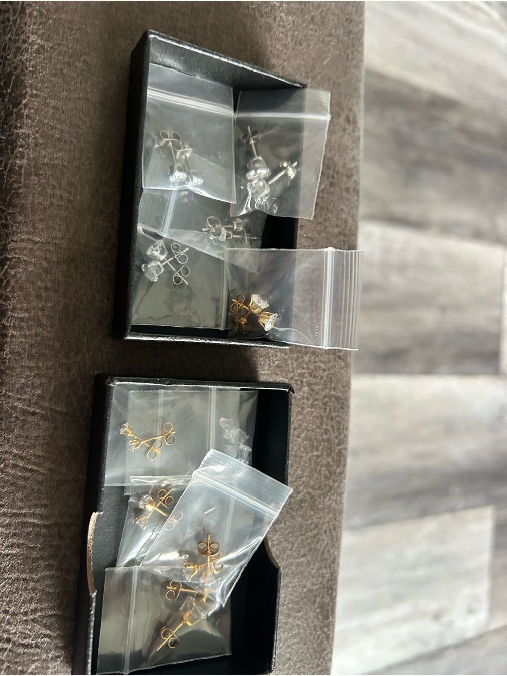 4/$50 Mixed Metal Earring Backs and Posts - Gold & Silver lot
